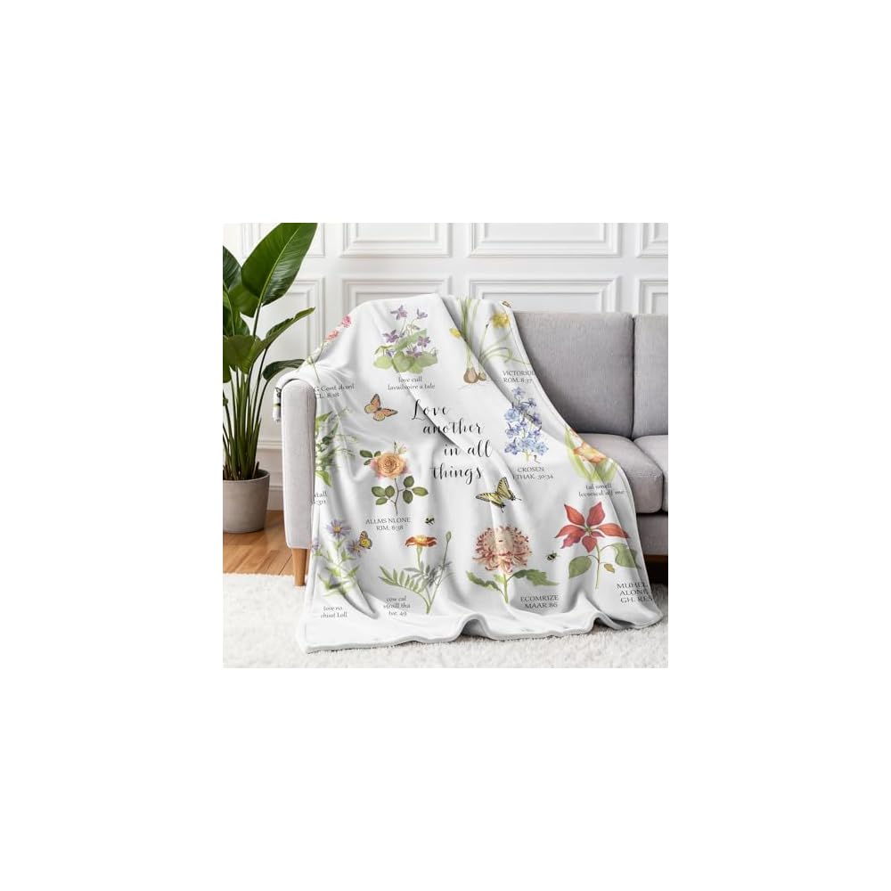 Christian Gifts for Women Faith, Inspirational/Religious/Spiritual Gifts for Adults, Soft Throw Blankets for Women/Men, Personalized Blankets for Adults 40"x 50"
