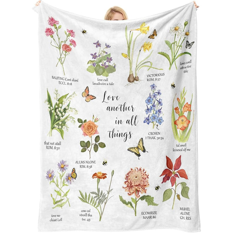 Christian Gifts for Women Faith, Inspirational/Religious/Spiritual Gifts for Adults, Soft Throw Blankets for Women/Men, Personalized Blankets for Adults 40"x 50"